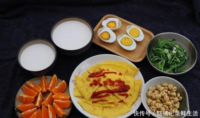丰盛|普通家庭孩子的早餐,虽然朴实但不失丰盛,经济实惠又有营养