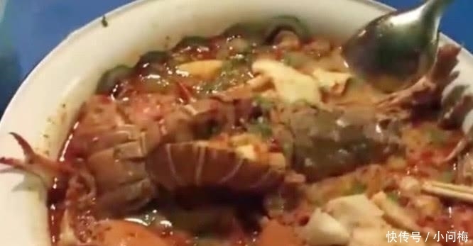 脸色|泰国夜市一碗价值200块的龙虾面好便宜, 端上桌子来脸色都变了