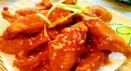 鸡翅|精选美食:糖醋鸡翅,香菜炒豆皮,奶油鲜笋的做法