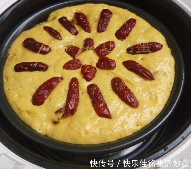 调色|今天用南瓜给发糕调色,纯天然的色素,很美的