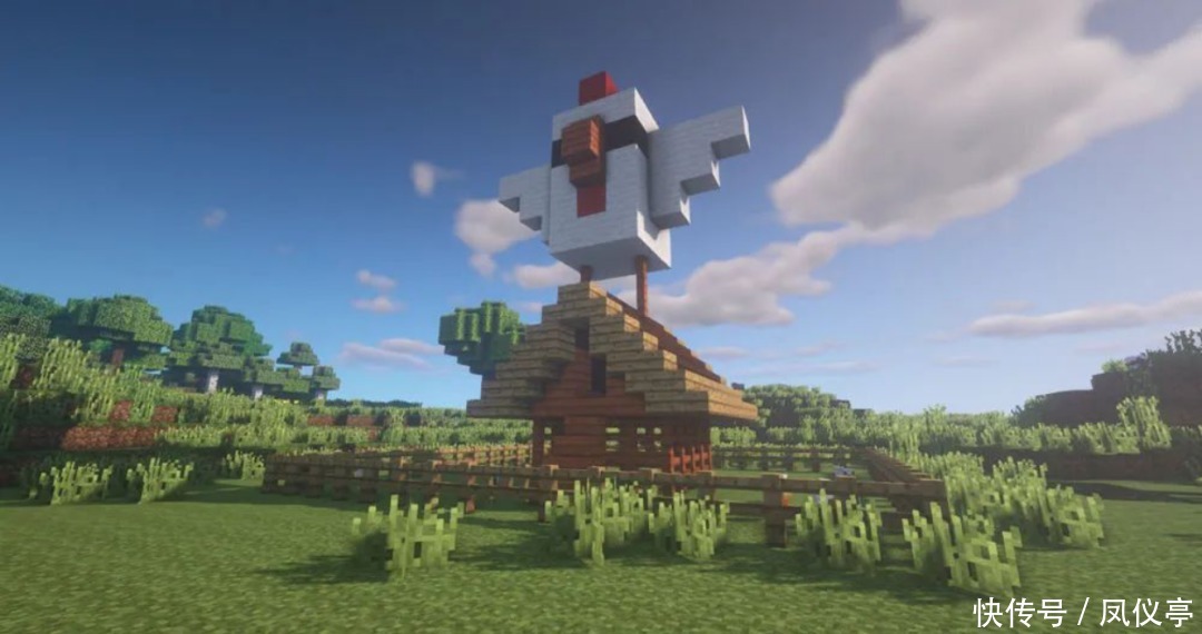欢木台阶|《我的世界》如此豪华的鸡舍只要两分钟就能学会 还不快收藏下来
