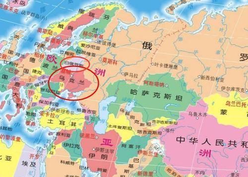 为何俄罗斯国家旁边还有一个白俄罗斯难道是这里人的太白了么