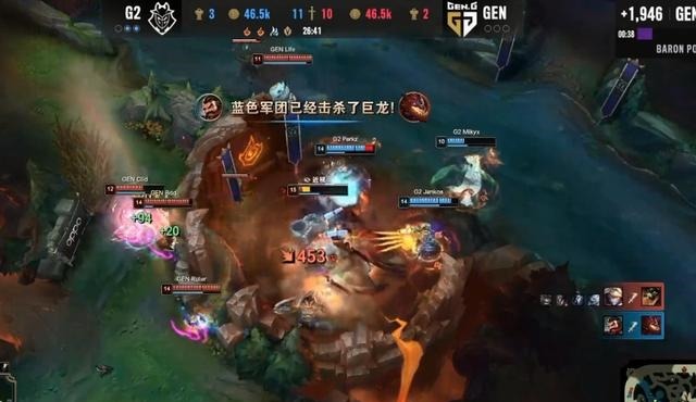 碾压|G2不愧是LCK杀手，3比0碾压GEN，管泽元前一秒高亢，下一秒泄气