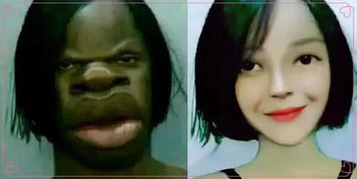 黑妹|最神奇的大神P图:小姐姐的少女心,黑妹变白之后这么美?