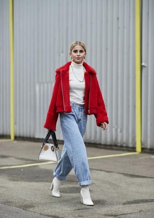 棉袄|大棉袄穿着太老气,一身羊羔绒保暖又时髦,让你气质大提升