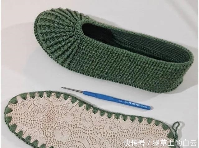  万能|拆下旧鞋子的鞋底，钩织几双万能平底鞋，天天都有新鞋穿，附教程