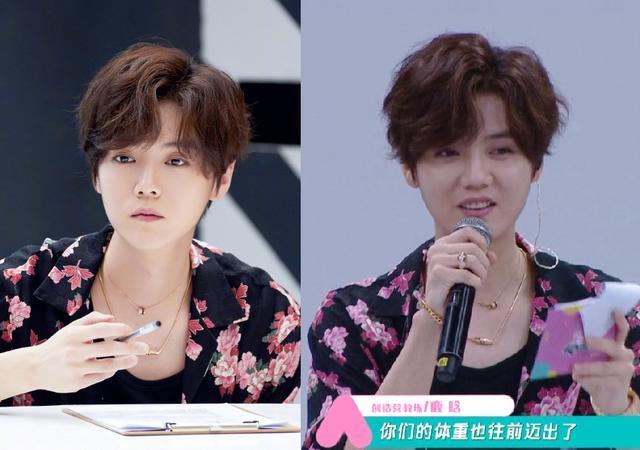  离开|离开美颜滤镜判若两人新一期节目里鹿晗显年纪，女练习生现原形