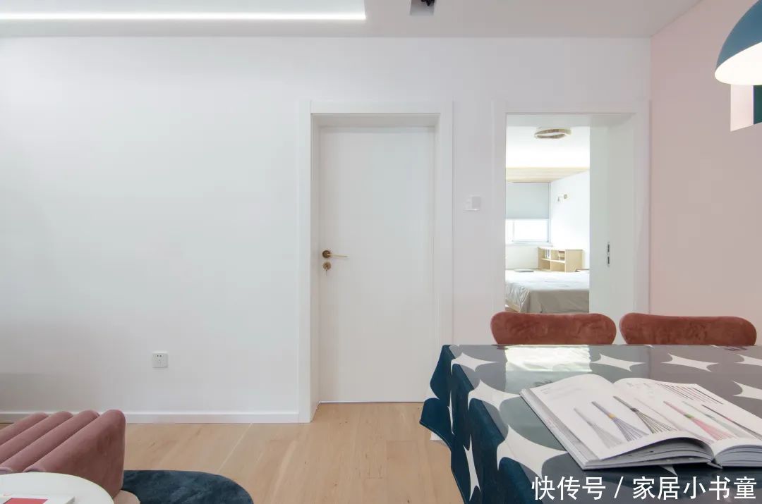  整体空间|谁说旧房改造配色不能更大胆一点！