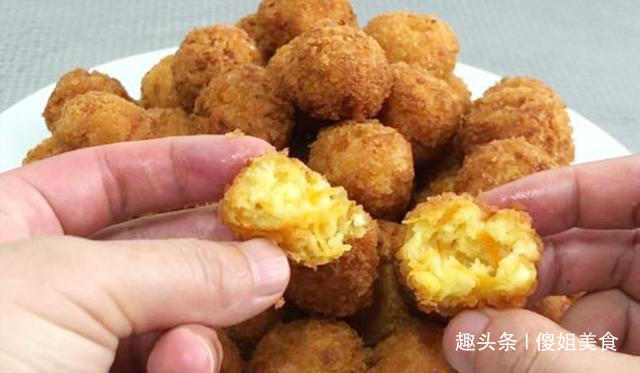 面包糠|炸豆腐丸子,有人加水有人直接炸都不对!教你正确做法,太香了