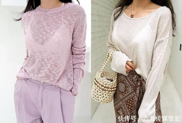 搭配|你那里入秋了吗?是时候穿长袖衫了,清新好看还能显高