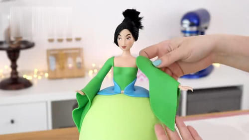 翻糖|大师制作花木兰翻糖蛋糕,中国风十足,太美了都舍不得吃