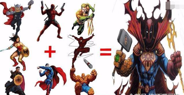  融合|漫威和DC英雄互相融合，融合后的样子刷新三观，网友：绿铁侠？
