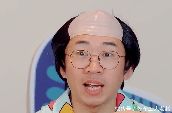 戴上去之后|同样是戴秃头假发,贾玲杨迪没眼看,看到郑爽,原谅我被颜值圈粉了