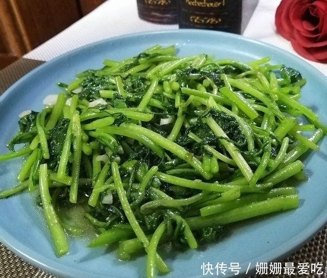 搞定|蚝油茼蒿，十分钟搞定的快手菜