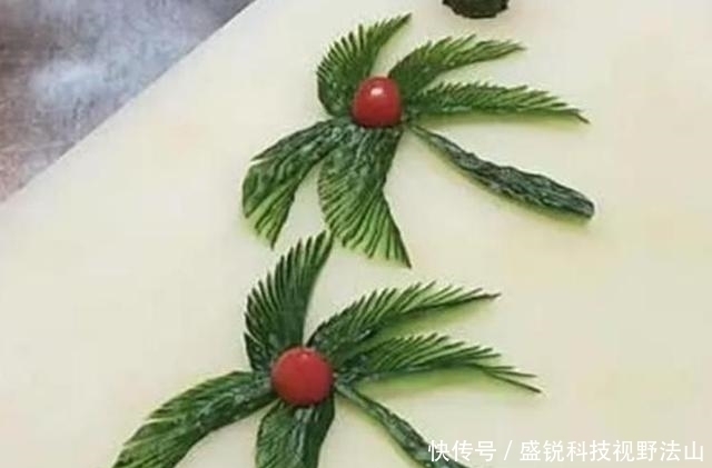 刀功|美国薄片黄瓜，韩国雕刻黄瓜，日本刺身黄瓜，看完中国后打扰了