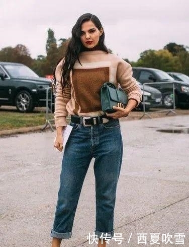 分烟管裤|九分裤+平底鞋,才是早秋最潮搭配