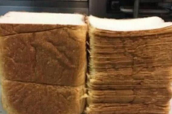 切成|日本厨师在中国厨师面前,“秀”刀功面包切成80片,被两道菜打脸