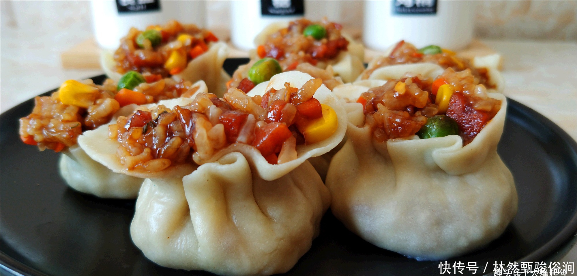 烧麦|1碗糯米1碗面,自己在家做烧麦,皮薄馅足,比买的还好吃,收藏