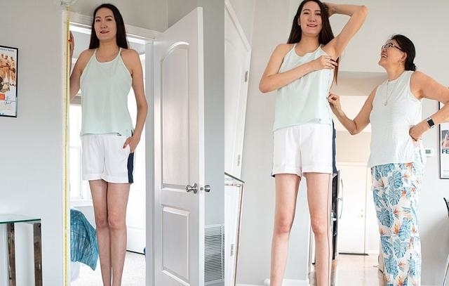  关晓彤|5位女明星比大长腿，杨幂比例超好，关晓彤白又瘦，金晨太惊艳了