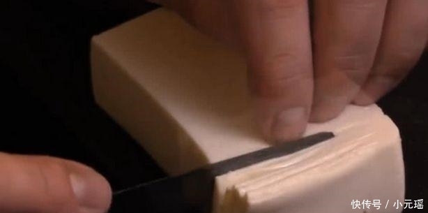  二话不说|外国厨师切豆腐成“菊花”, 中国厨师二话不说, 切成“蒲公英”!