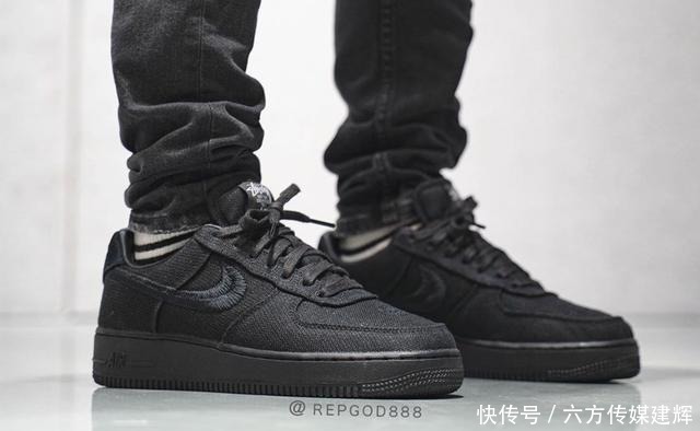 AF1|Stussy x AF1上脚果然香!两双配色你怎么选