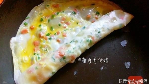 分钟|8分钟粗粮早餐饼,拌好面糊就能烙,吃过一次,天天想做,特简单