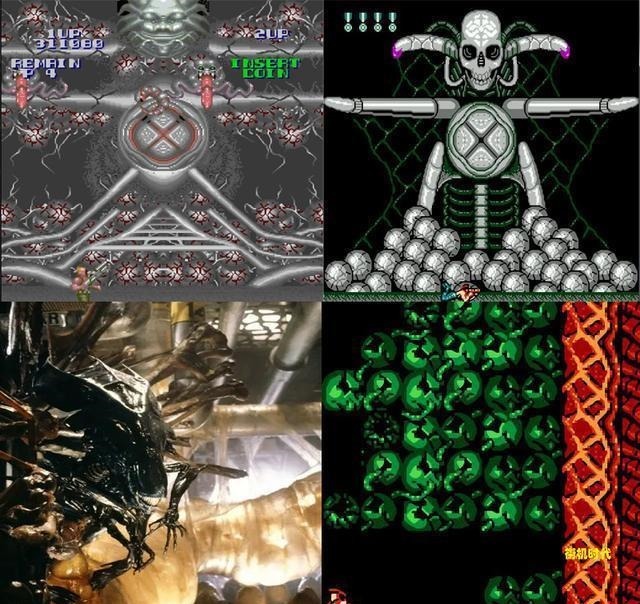 察觉|《超级魂斗罗》多年未察觉的真相,陰獣魔神像的原型正是异形皇后