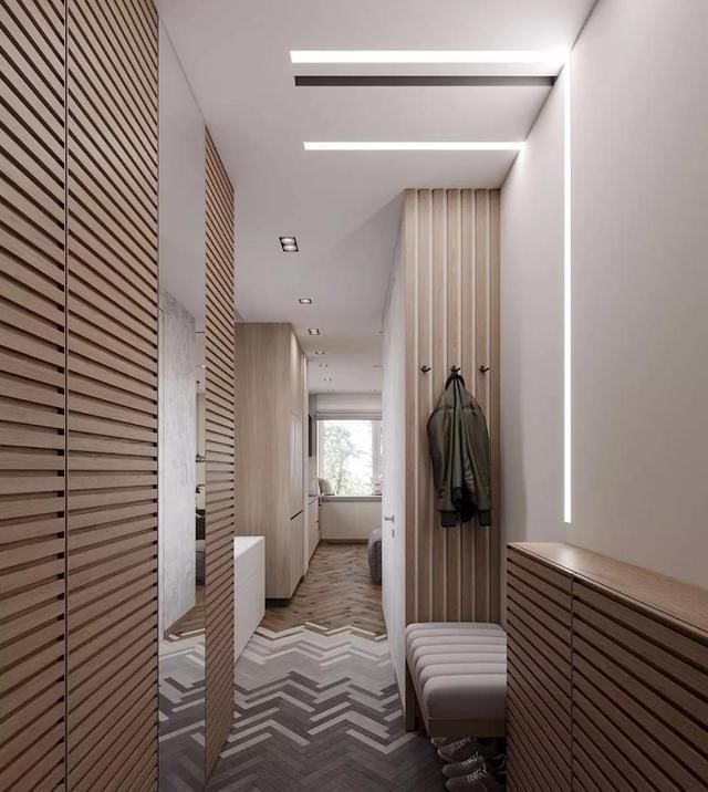  水泥|玄关地面铺这样,一进门就爱上你家,远看跟水泥自流平一样,大气