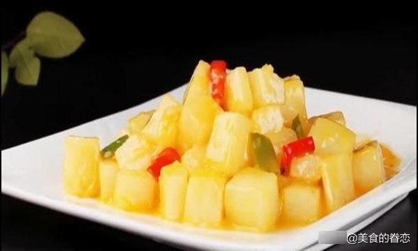 排骨|糯米蒸排骨,橙汁山药,剁椒土豆片,芦笋炒口蘑的做法