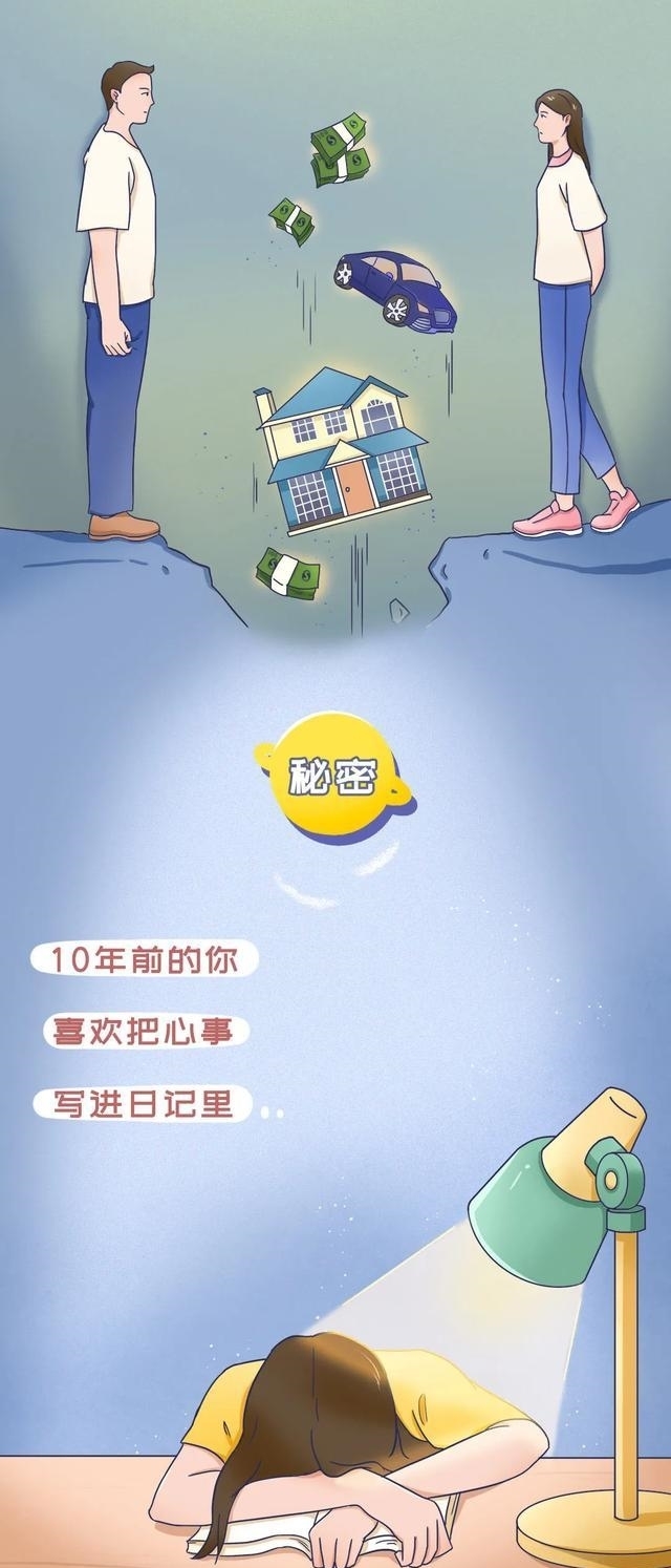 情感|情感漫画:女生10年前后的真实变化,现在的你如何?