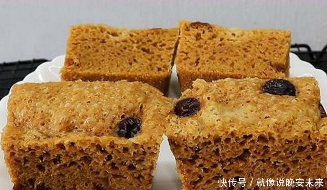 简单|大厨分享在家做的红糖发糕,方法简单吃着香,香甜绵软枣香味浓